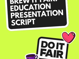 Fairtrade Fortnight 2025 Brew it Fair resources