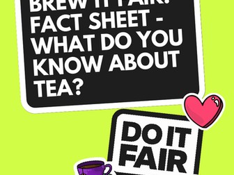 Fairtrade tea fact sheet
