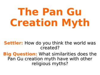 Early Religions - Pan Gu