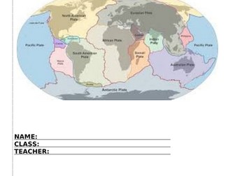 Complete Plate Tectonics Study Booklet – 27 Pages of Engaging Geography Content