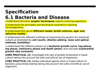 Edexcel Biology B A Level Topic 6 powerpoints