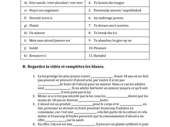 IB - Health - Alcohol/L'alcool