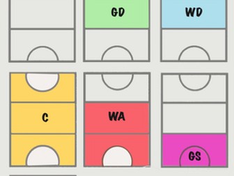 Netball Positions Poster