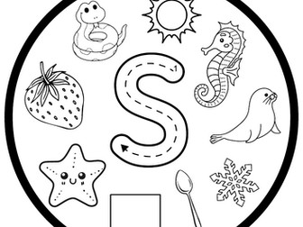 Phase 2 initial sounds colouring