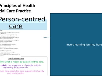 AAQ Health and Social Care Unit 3 Person-centred care