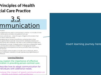 AAQ Health and Social Care Unit 3 Communication