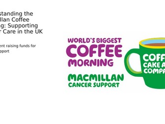 Macmillan Coffee Morning Assembly Pack