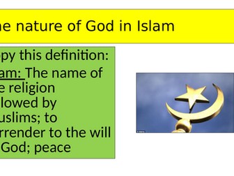 Nature of God in Islam