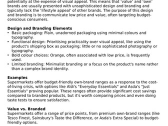 "Ugly" by Design?  Minimalist and Value-Focused Branding