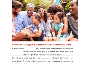 A minha família e os meus amigos