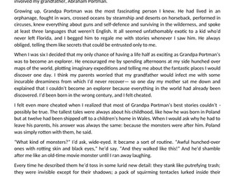 GCSE English Paper 1 Q3