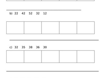 Ordering non-consecutive numbers within 100