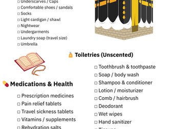 how to prepare for umrah for ladies - umrah checklist for ladies pdf