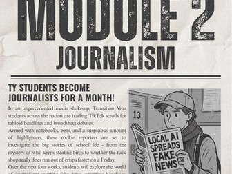 TY Journalism Module and Scheme of Work
