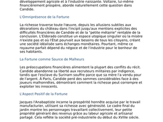 les themes dans Candide