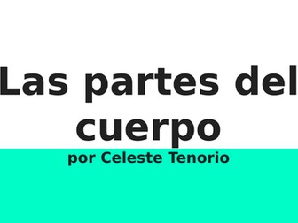 Las partes del Cuerpo