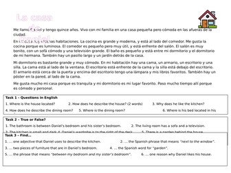 Spanish house reading