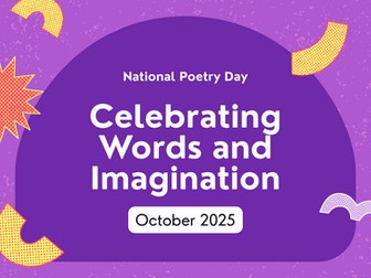 National Poetry Day Assembly PowerPoint – KS1 & KS2 Primary English Assembly