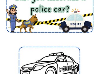 People who help us - Police car decorate