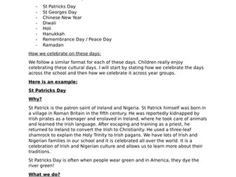 Celebrating Cultural Days in your school