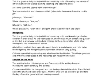 Carpet Time Activities in EYFS