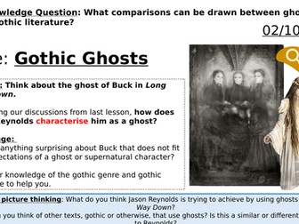 Comparing Ghosts in Gothic Literature