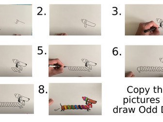 Odd Dog Out Drawing Instructions