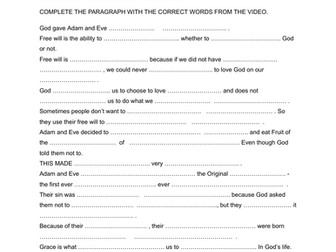 The fall and original sin