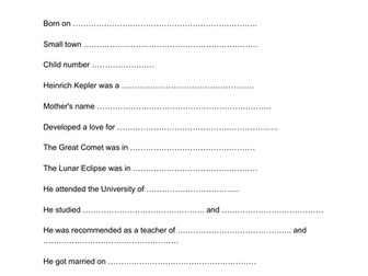 Johannes Kepler Biography