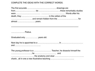 Short biography of Andreas Vesalius