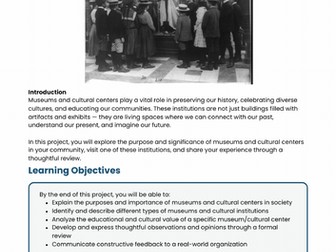 ASDAN History - Local Museum and Cultural Center Exploration Project