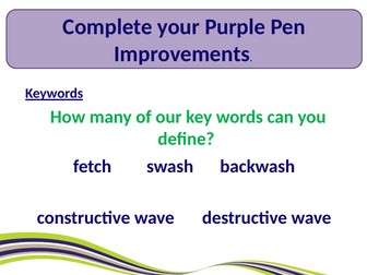 Coastal Landscape Lesson 1 - Introduction to Waves
