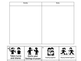 Buddy or Bully: Anti-Bullying Worksheet