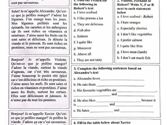 Food, drinks and mealtimes