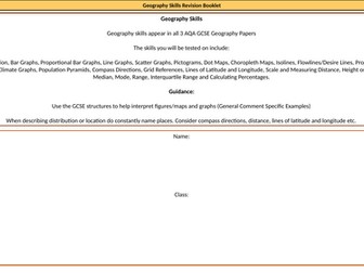AQA GCSE Geography Skills Revision Booklet