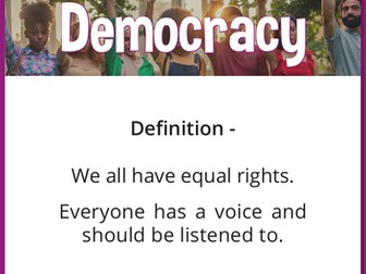 British Values Posters