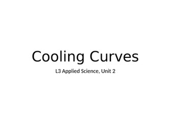 Cooling Curves (Stearic Acid and Paraffin Wax)
