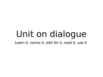 Using Dialogue
