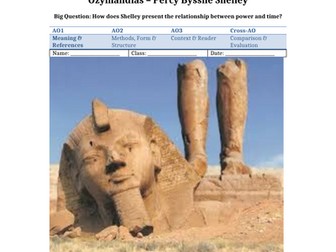 Ozymandias - Full Assessment objective Carousel learning