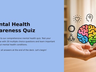 Mental Health Awareness Quiz