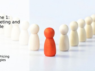 A Level Business Theme 1: 1.3.3 Pricing Strategies