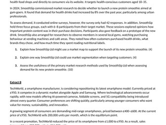 A Level Business Assessment 1 Covering Theme 1: 1.1.1 - 1.2.5