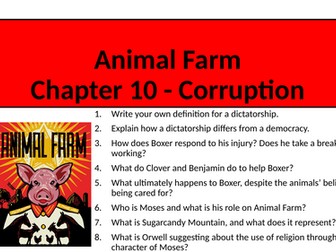 Animal Farm - Chapter 10 (Corruption)