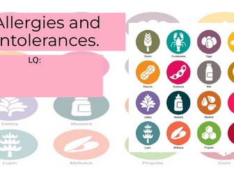 Allergies and intolerances - KS3 Food Technology
