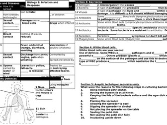 Communicable disease revision organiser plus answers B5