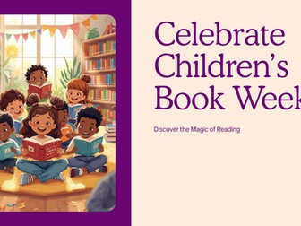 Children’s Book Week Assembly PowerPoint – Reading for Pleasure