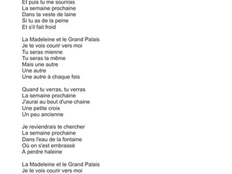 "La semaine prochaine" - Marc Lavoine - Music