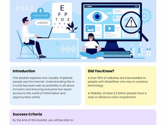 ASDAN Computing - Web Development - B1 - Visually Impaired access to the Internet