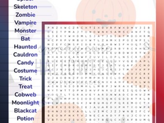 HALLOWEEN Word Search