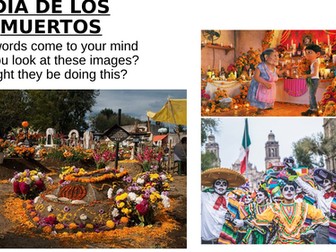 Day of the Dead Lesson: Scavenger Hunt + Sugar Skull Writing/Drawing